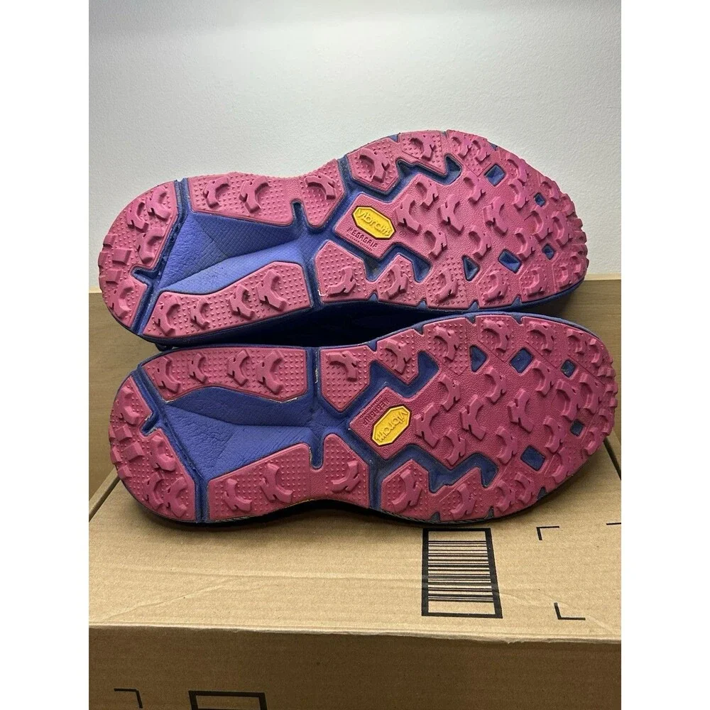 Hoka One One Women's Speedgoat 3 Purple Vibram Trial Running Shoes Size 11 - Picture 11 of 13